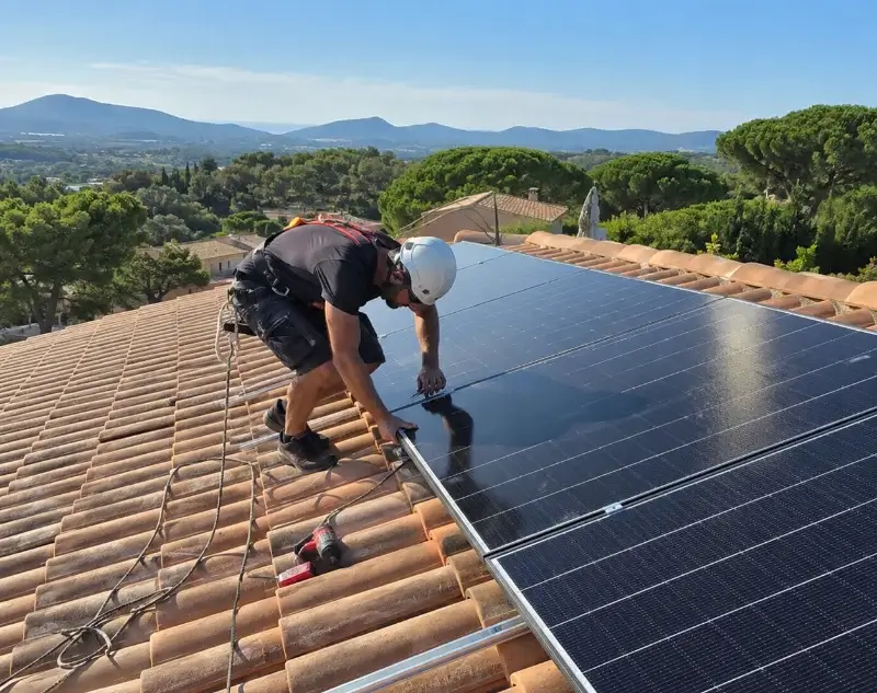 Installateur panneaux solaires Fayence — pose photovoltaïque sur toiture