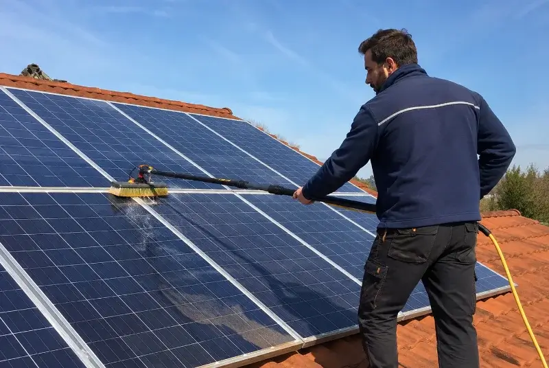 Nettoyage et entretien de panneaux solaires à Fayence